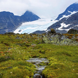 Fototapeta  - Norwegia ,  góry, krajobraz wiejski