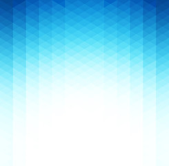 Poster - Abstract blue geometric background. Template brochure design