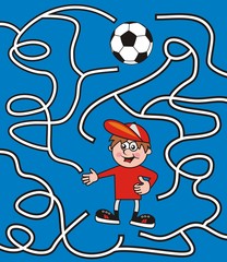 maze, soccer