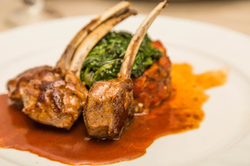 Wall Mural - Gourmet Lamb Chops