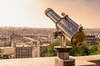 Paris tourist telescope