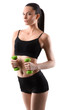 © chettythomas - Fitness woman working out with dumbbell