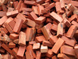 Pile of the bricks