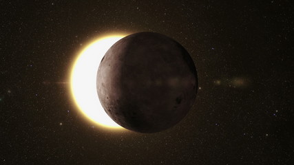 Wall Mural - solar eclipse