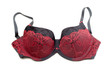 © Ruslan Kudrin - Crimson bra. Isolate on white.