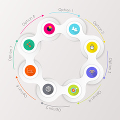 Poster - abstract digital illustration infographic.