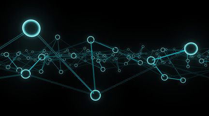Abstract background of 3d high tech structure