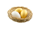 Fototapeta Dziecięca - Eggs Isolated on White Background