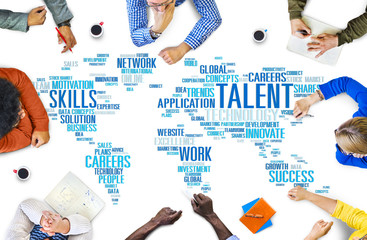 Sticker - Talent Expertise Genius Skills Professional Concept