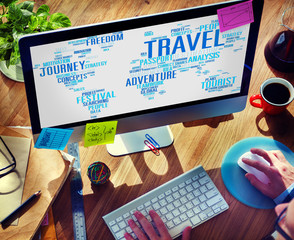Poster - Travel Explore Global Destination Trip Adventure Concept