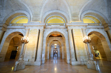 Astor Hall Of New York Public Library, Manhattan, New York City