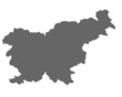 Slowenien in grau