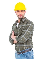 Poster - handyman smiling