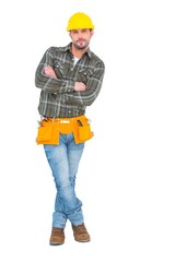 Poster - Handyman standing arms crossed