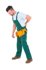 Poster - Carpenter suffering from backache