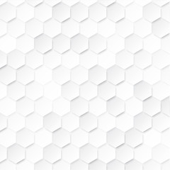 Abstract geometric background with hexagons.