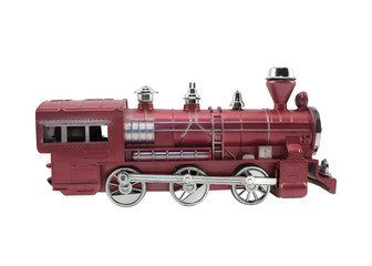 Isolated old design train toy