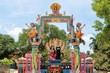Hindu shrine at island temple, Sri Lanka