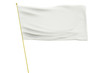 white flag hoisted on the gold mast