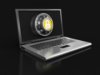 Poster - Laptop Protection (clipping path included)