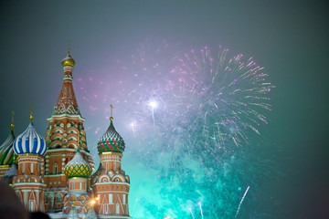 moscow fireworks