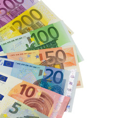 Poster - Geldfächer aus Euro Banknoten