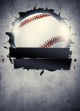 Fototapeta  - Baseball background