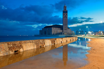 Hassan II Mosque in Casablanca, Morocco