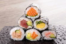 Selection Of Mini Sushi Roll