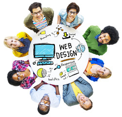 Sticker - Content Creativity Digital Layout Webdesign Webpage Concept