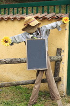 Scarecrow With Whiteboard
