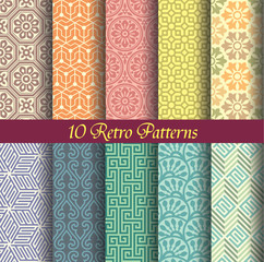 seamlessly retro patterns