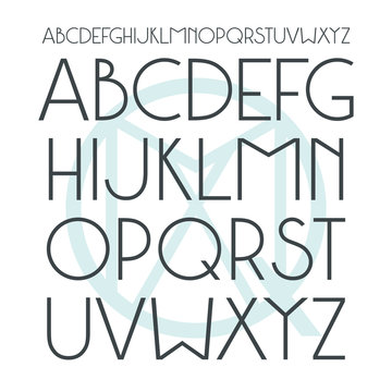 Medium sans serif font in classic style