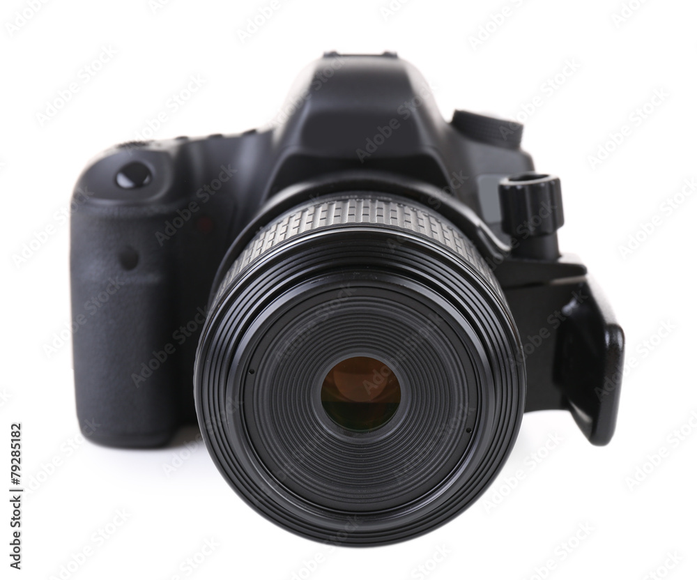digital photo camera isolated on white