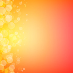 Aufkleber - Abstract bokeh sparkles on sunny blurred background