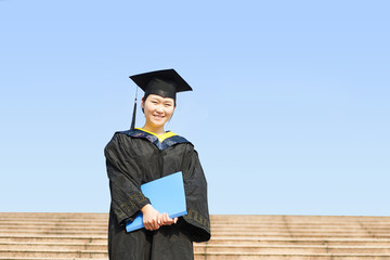 Beautiful female graduate