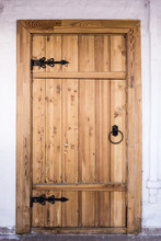 Front Door.  Wood Door