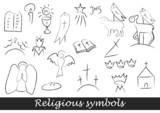 Fototapeta  - Religious symbols 2