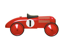 Red Toy, Race Car On Isolated Background