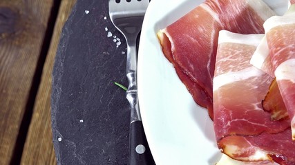 Canvas Print - Sliced Ham (seamless loopable)