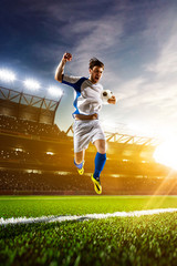 Wall Mural - Soccer player in action