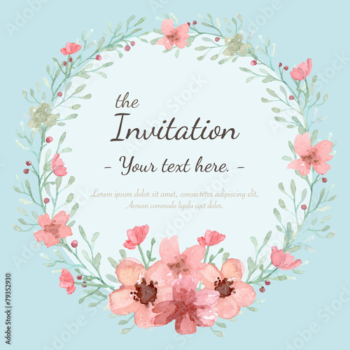 Wedding invitation card