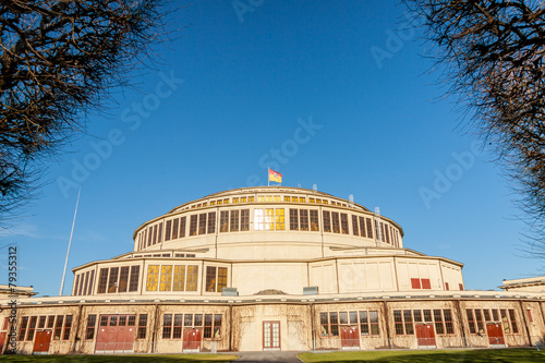 Nowoczesny obraz na płótnie Hala Stulecia - Wroclaw, Poland.