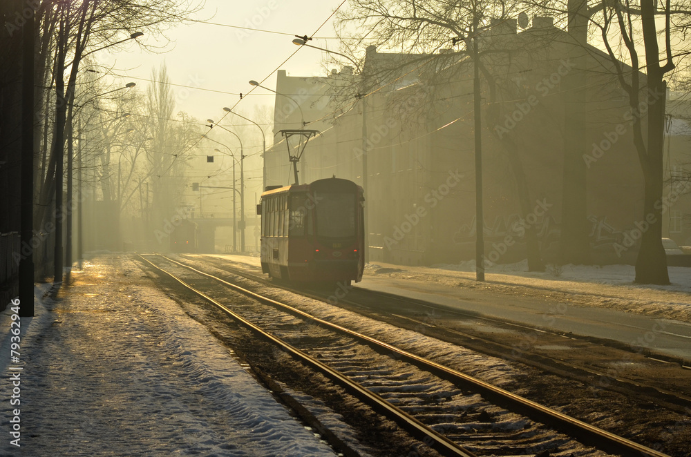 Poranny tramwaj