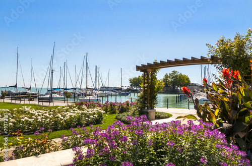 Fotografia  Balaton - idyllischer Blick auf den Hafen