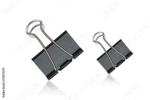 Cuadros en Lienzo Clip black for document or paper clip attachment