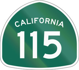 US state route shield California