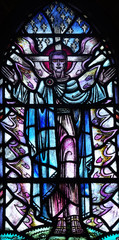 Wall Mural - Jesus Christ in stained glass