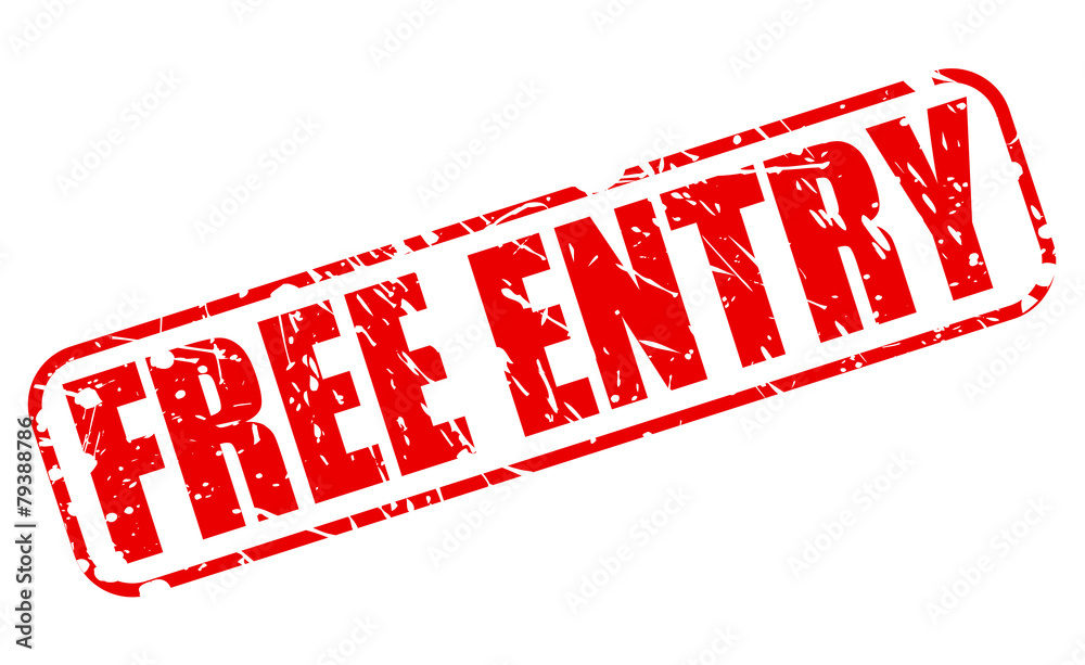 Free Admission Stamp