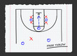baskeball free throw on paper